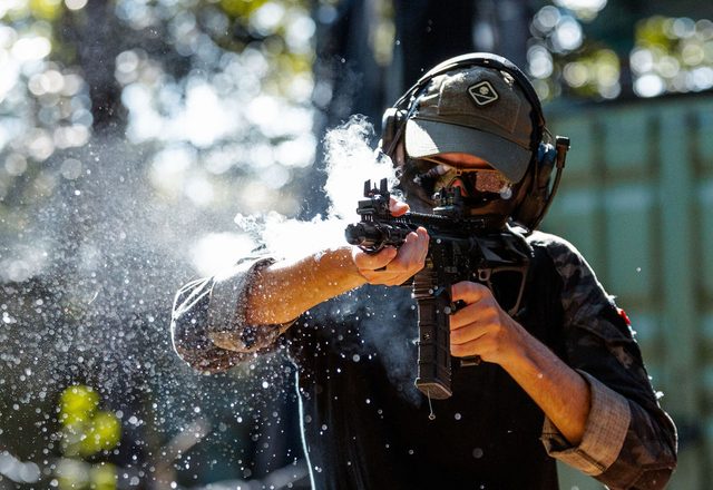 Gel blasting on the battlefield